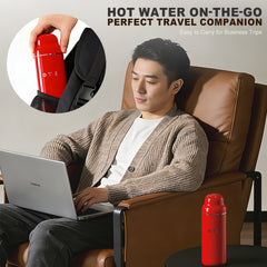 500ml/16.91oz Vakuumisolierte Wasserflasche, Geschenkverpackung, Edelstahl-Matroschka-Design, geeignet für heiße und kalte Getränke, tragbar und langlebig, ideal für Outdoor-Reisen, Fitnessstudio, Büro und den Alltag