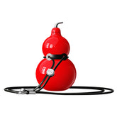 OTE Edelstahl-Kürbisflasche, Metall-Kürbis-Wasserflasche mit Schultergurt, tragbare und langlebige Kürbis-Sport-Wasserflasche für Fitnessstudio, Reisen und den täglichen Gebrauch, 300 ml