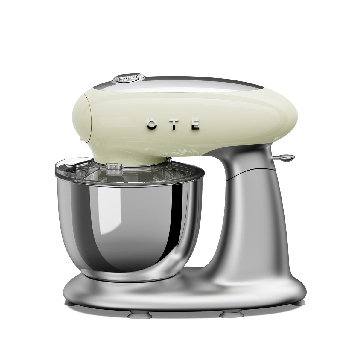 OTE 6-in-1 Multifunktions-Standmixer mit 8,5 Quart Edelstahlschüssel, Fleischwolf mit kippbarem Kopf, Entsafter, Gemüseschneider, Nudel- und Keksbereiter